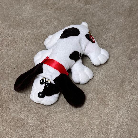 pound puppy Other - Pound Puppies Dalmatian Plush Small Vintage Style Dog Red Collar Stuffed Animal